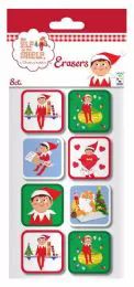 16 Pieces The Elf On The Shelf Erasers - Erasers