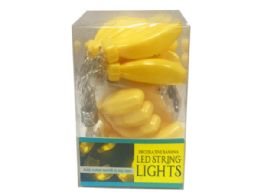 18 Units of Battery Operated Banana Bunch Decorative String Light - Lightbulbs