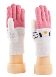 72 Wholesale Children's Knitted Gloves