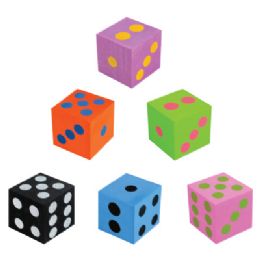 96 Pieces Foam Dice - Slime & Squishees