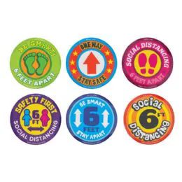 36 Wholesale Social Distancing Removeable Floor Stickers