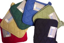 36 Wholesale 2pk 8x8 Solid Woven Pot Holder