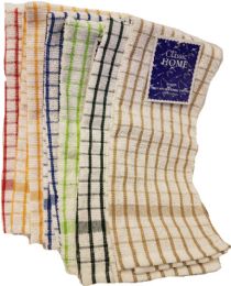 36 Wholesale 15x25 Dobby Kitchen Towel Mono Check