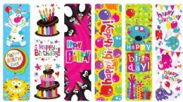 200 of Happy Birthday Bookmarks