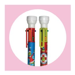 10 Wholesale 2ct. Grinch 6 Color Pen With Stamper