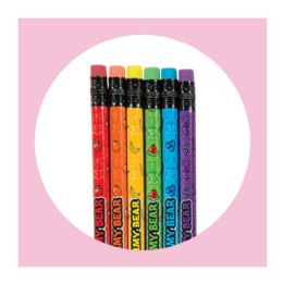 15 Wholesale 6ct. Whacky Whiffs Gummy Bear Pencils