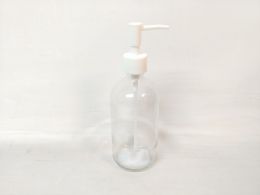24 Wholesale Gl. Dispenser W/ Pump Bottle 16.9 Oz White 24 Pcs/cs