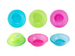 48 Units of 2-Tone Basin - Plastic Bowls and Plates