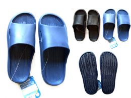 24 Wholesale Men's Eva Sandals Slippers Extra Comfort