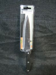 72 Wholesale Kitchen Knife -- Cook's 6" 12/ib 72pc/cs