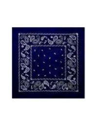 60 Pieces Knocker Classic Cotton Bandana/navy - Bandanas