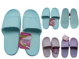 48 Wholesale Women's Eva Sandals Slippers