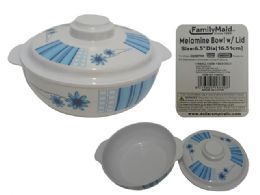 12 Wholesale Melamine Bowl & Lid Cover