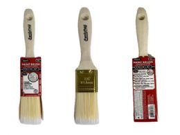 144 Wholesale PAINT BRUSH 1.5" WOOD HANDLE STRAIGHT