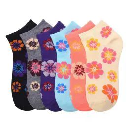 432 Bulk Mamia Spandex Socks (zinnia) 6-8