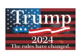 12 Wholesale Trump 2024 The Rules Have Changed Flags