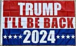 12 Wholesale Trump I'll Be Back 2024 Flag