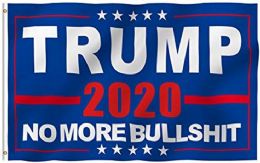 24 Wholesale Flag Trump 2020 No More Bullshit