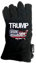 24 Pieces Trump 2024 He'll Be Back Man Fleece Glove - Fleece Gloves