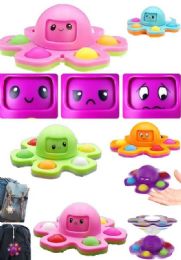 48 Bulk Simple Dimple Spin Octopus Toy