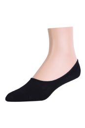 120 Pairs Knocker Men's Poly Midrise Knitted Liners Black - Womens Ankle Sock