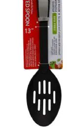 24 Pieces Nylon Slotted Spoon 13 Inch - Kitchen Cutlery