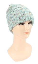36 Pieces Yarn Dot Kniited Hat - Winter Beanie Hats