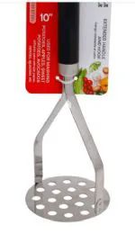 24 Wholesale Stainless Steel Potato Masher 10 Inch