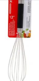 24 Wholesale Stainless Steel Whisk 12 Inch