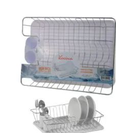 6 Wholesale 3 Piece Dish Drainer In White
