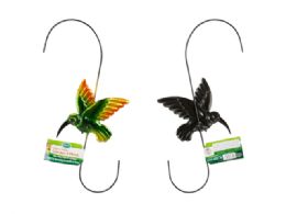 72 Wholesale Metal Garden S Hook, Hummingbird
