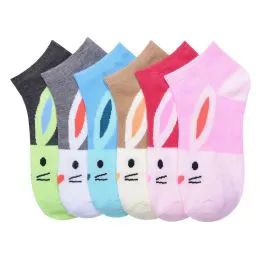 432 Pairs Mamia Spandex Socks (rabbit) 4-6 - Girls Ankle Sock