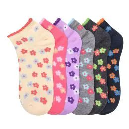 432 Bulk Mamia Spandex Socks (scfl) 9-11