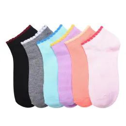 432 Pairs Mamia Spandex Socks (scsolid) 6-8 - Girls Ankle Sock