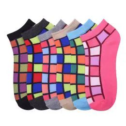 432 Pairs Mamia Spandex Socks (stained) 9-11 - Womens Ankle Sock