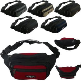24 Pieces Drew Fanny Pack With Assorted Colors - Fanny Pack