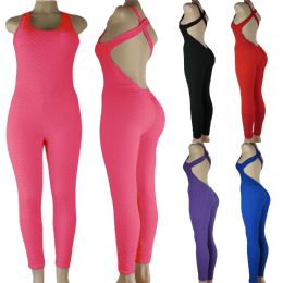 24 Pieces Romp Romper With Assorted Solid Colors - Womens Rompers & Outfit Sets