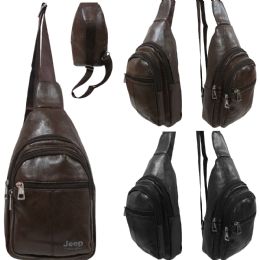 24 Wholesale James Messenger Bag Black And Brown