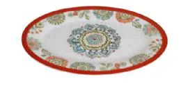 24 Units of 14 Inch Oval Plate - Plastic Bowls and Plates