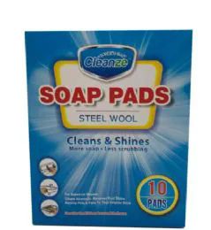 24 Pieces Steel Wool Soap Pads - Scouring Pads & Sponges