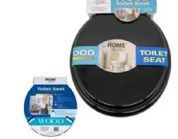 6 Wholesale 17 Inch Mdf Toilet Seat In Black