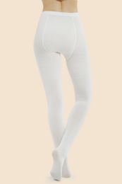 72 Units of Mopas Ladies Winter Tights White - Womens Tights