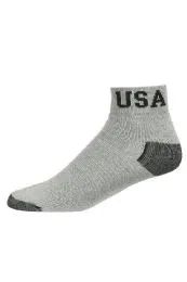 120 Units of Power Club Quarter Sports Socks 9-11 - Men's Aqua Socks
