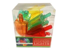 18 Units of Battery Operated Bright Ice Cream Decorative String Light - Lightbulbs