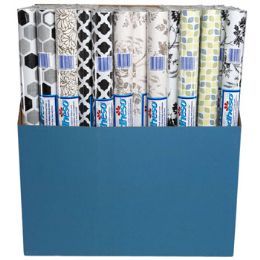 72 of Shelf Liner Adheso - Asst Prints 18in X 1.5yd Display#1.5D-Asst59-72