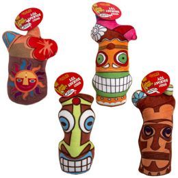 60 Wholesale Dog Toy Plush 4 Asst Tiki Drinks In Pdq #p31757