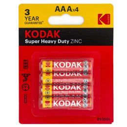 48 Pieces Batteries 4pk Aaa Kodak Heavy Duty Carded - Batteries