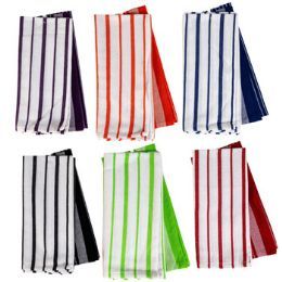 24 Units of Kitchen Towel 2pk Striped/solid - Kitchen Towels