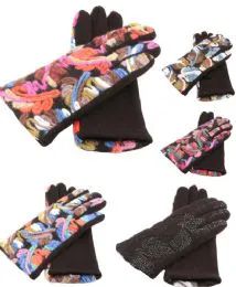 36 Pairs Women's Winter Glove Warm With Knitted Colorful Design - Winter Gloves