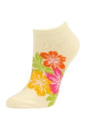 240 Pairs Sofra Women's Cotton No Show Socks 9-11 - Womens Ankle Sock
